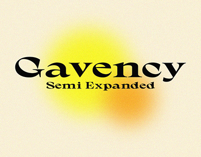 FREE | Gavency - Modern & Stylish Display Font