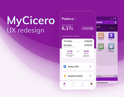 MyCicero UX redesign