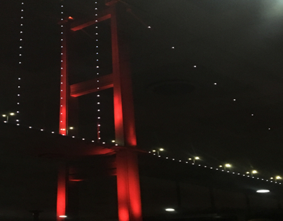 Bridge ISTANBUL, night