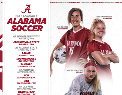 2021 Alabama Soccer Season Graphics