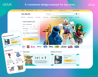 Halabuda | UI/UX Design concept | E-commerce