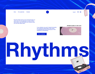 Project thumbnail - Website for online store of vinyl records | UX/UI