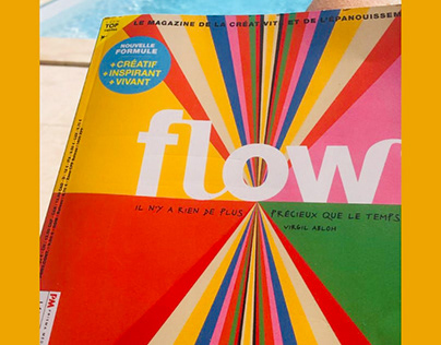Flow France Magazine Cover Illustration