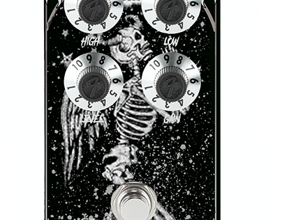 illustrated guitar pedal