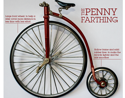 Pamphlet Design - The Penny Farthing