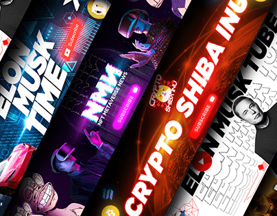 Project thumbnail - YouTube Channel Art Designs for Various Niches