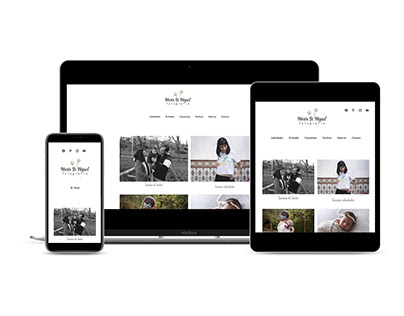 Web design for photography site