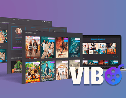 UX/UI Design for Streaming service VIBO