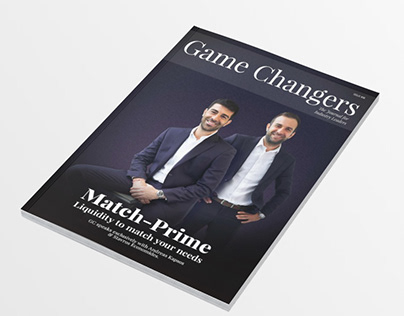 Cover + article photos for the Game Changers magazine
