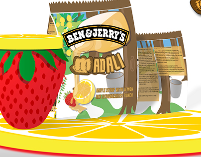 BEN & JERRY'S NEW SORBET FLAVOUR AND PACKEGING DESIGN D