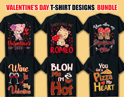 This is My New Valentine's Day T-Shirt Designs Bundle.
