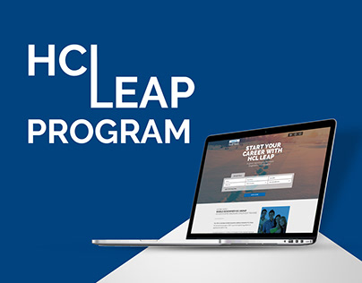 HCL Leap Program- Landing Page Design