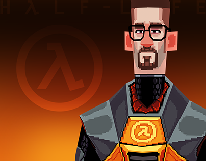 Gordon Freeman lowpoly