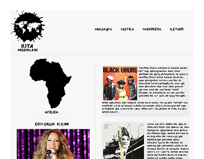 Kıta Müzikleri - Web Site