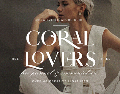 Coral Lovers - Free Modern Ligature Serif