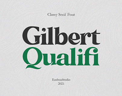 FREE | GIlbert Qualifi - Classy Serif Font