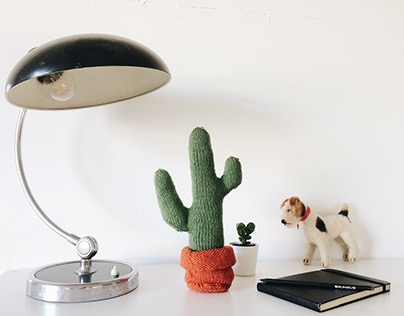 Sugarly Home - handmade knitted cactus