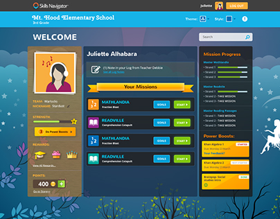 Dashboard for Students