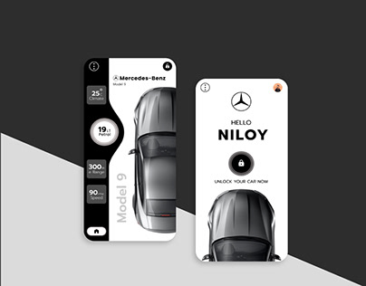 Car Lock App Design