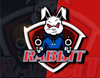 Rabbit Mascot Logo