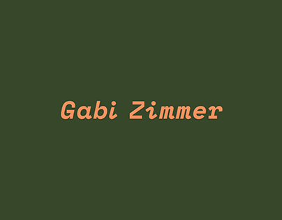 Brand / Visual identity - Gabi Zimmer (2020)
