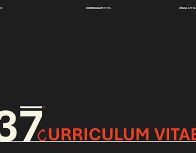 Project thumbnail - THIRTY-SEVEN DEGREES CURRICULUM VITAE