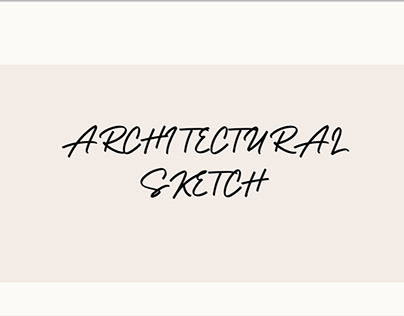 Architectural sketch