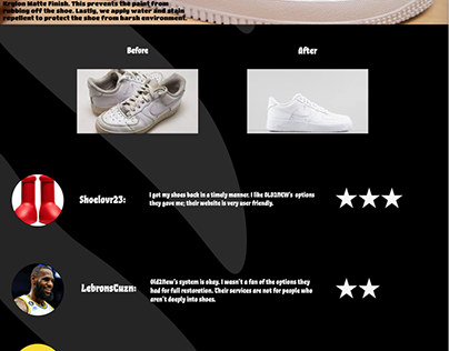 Shoe Restauration Website Prototype