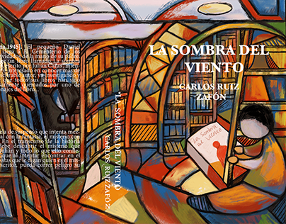 LA SOMBRA DEL VIENTO/ BOOK-COVER ILLUSTRATION DESIGN