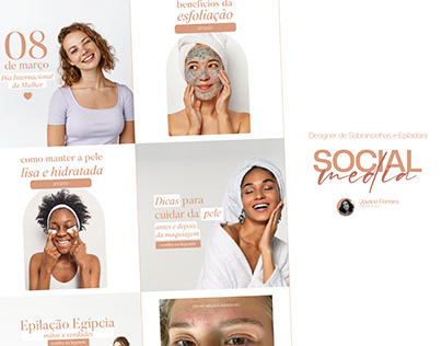 Social Media | Epilação, sobrancelhas e maquiagem