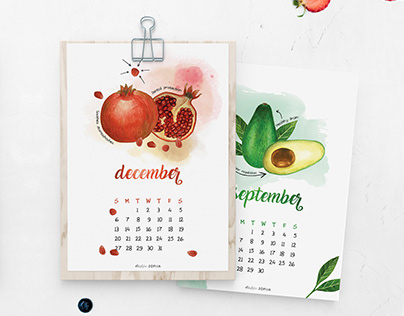 Fruit calendar 2020