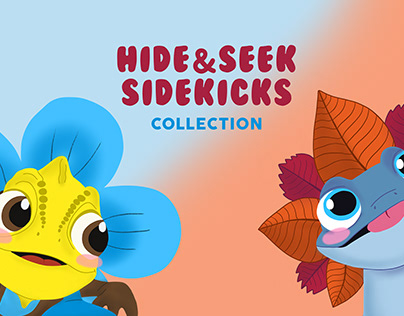 "HIDE & SEEK SIDEKICKS" Enamel Pin Collection