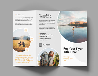 Print Trifold Flyer Layout (Download)