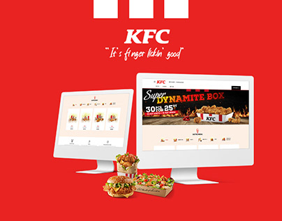 Site web KFC Tunisie