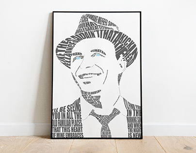 Frank Sinatra Type Portrait