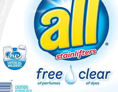 All detergent - water drop illustration