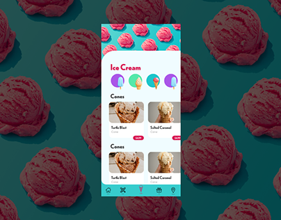Ice Cream App Concept