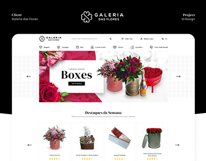 Galeria das Flores - E-commerce