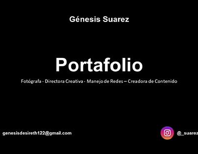 Portafolio Génesis Suarez (2023)
