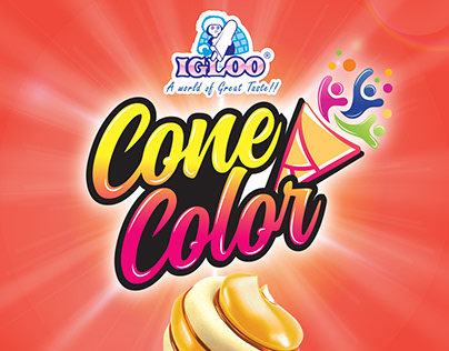 Igloo Ice Cream Cone (Cone Color) Logo & Packaging