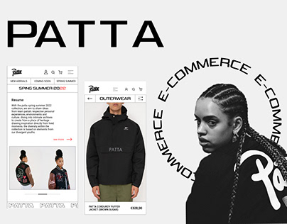 E-commerce redesign | Patta