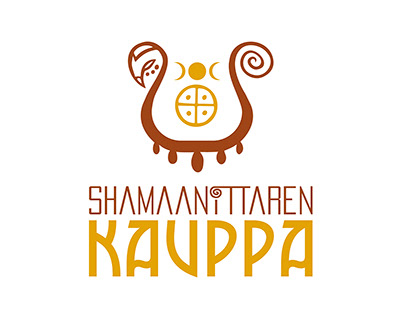 A logo and icon design for Shamaanittaren Kauppa