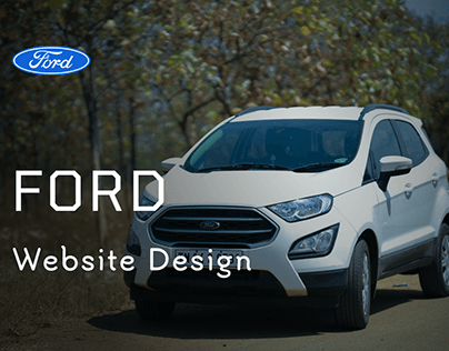 Ford website landing page