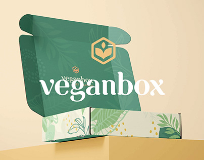Vegan Box vegan branding vegetarian healthy food