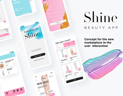 UX/UI Beauty App concept
