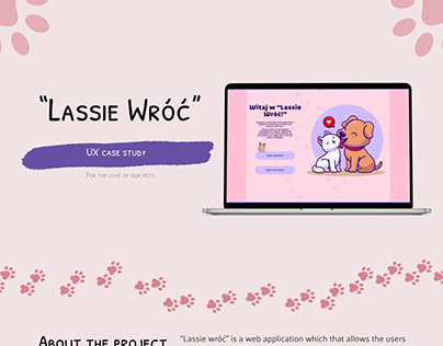 Lassie Wróć - web application for UX study