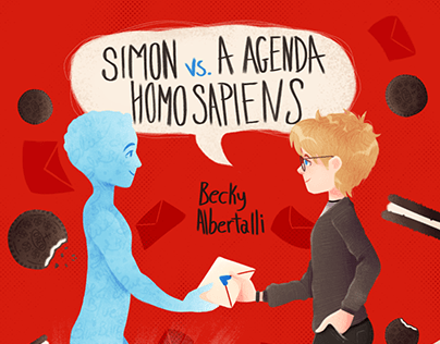 Book Cover Redesing (Simon vs. the HomoSapiens Agenda)