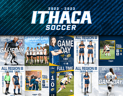 2022 Ithaca College Soccer Social Media Identity