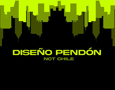 Diseño pendón NCT Chile