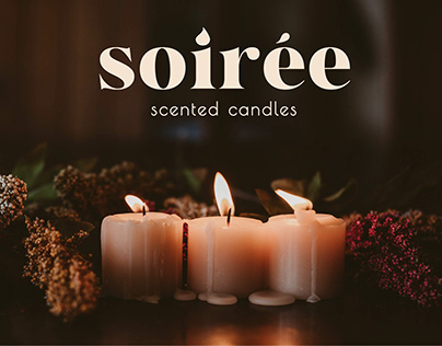 soirée | Brand Identity for Scented Candles